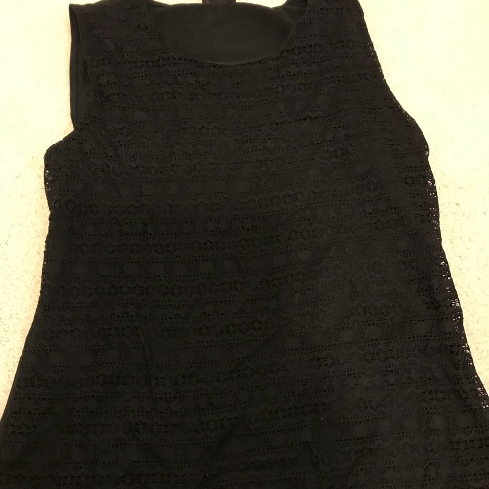 Black tank top